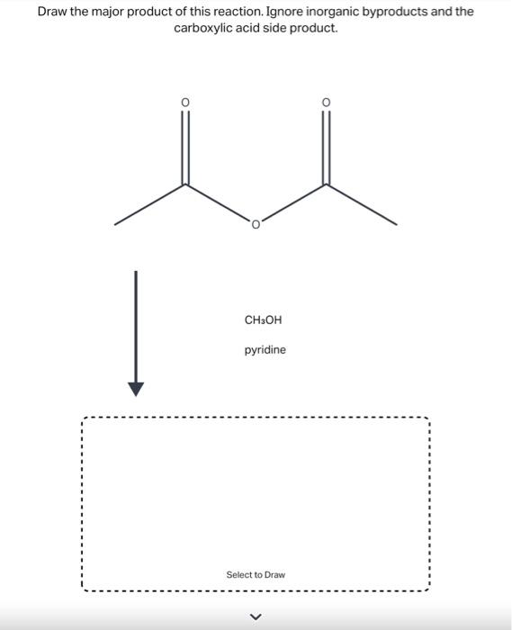 Solved Dri 3.Draw the major product of this reaction. Ignore | Chegg.com