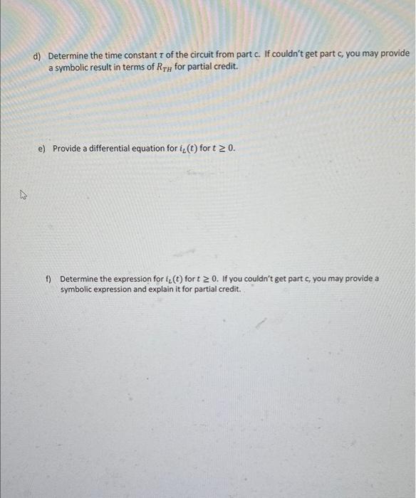 Problem 1 You are given the circuit shown below. The | Chegg.com