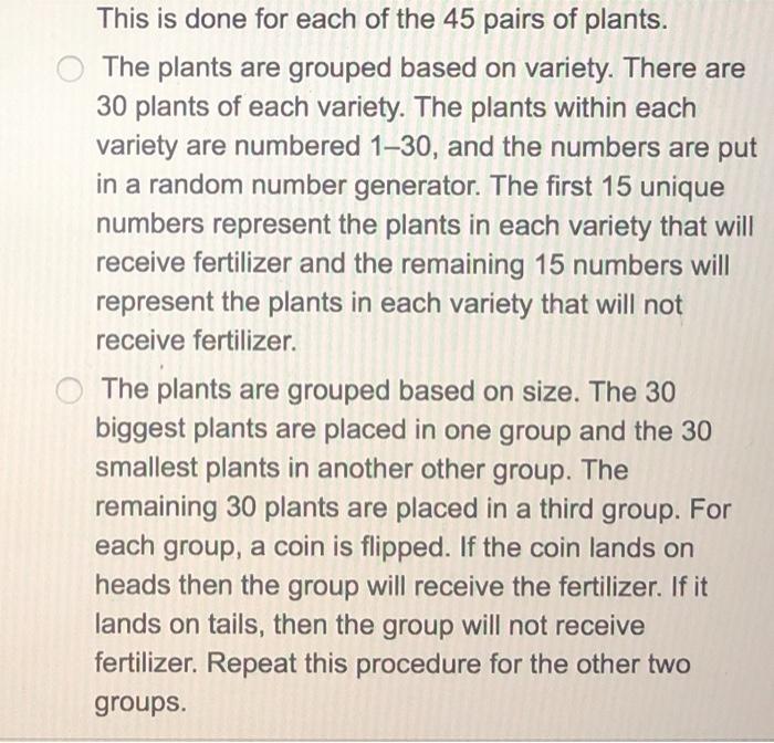 Solved A Biology Student Wants To Determine If Using A | Chegg.com