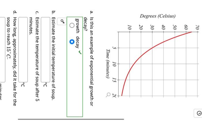 Solved a. Is this an example of exponential growth or decay? | Chegg.com