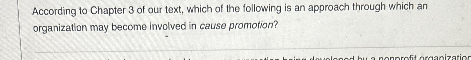 Solved According to Chapter 3 ﻿of our text, which of the | Chegg.com