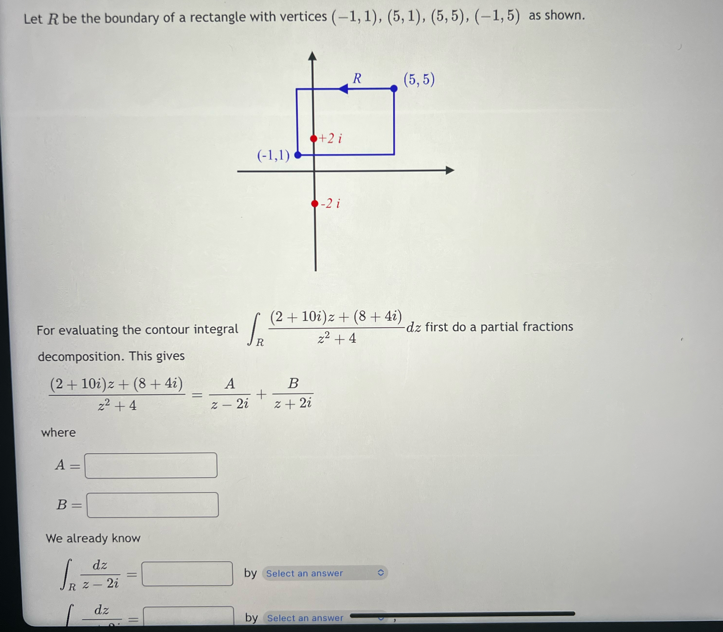 Solved Let R ﻿be the boundary of a rectangle with vertices | Chegg.com