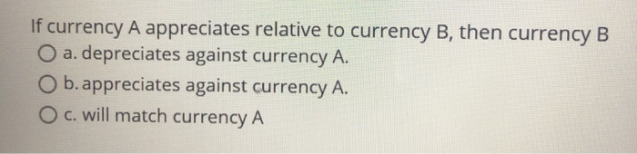 solved-if-currency-a-appreciates-relative-to-currency-b-chegg