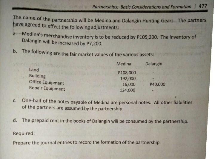 Problem 5 Two Sole Proprietors Form A Partnership Chegg 