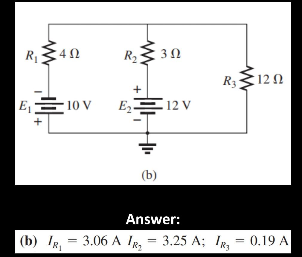 Solved Find The Current Through Each Resistor And Voltage 6167