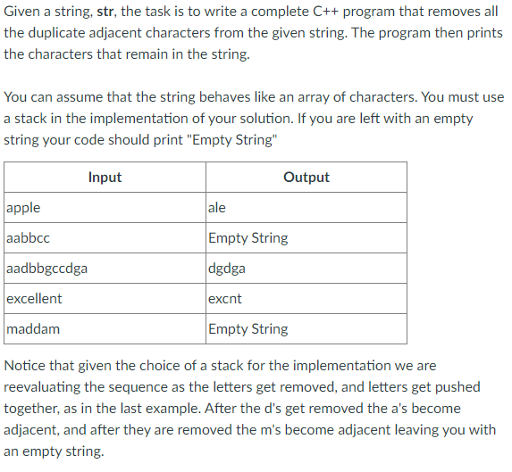 Solved Need the code in c++ ﻿and the time complexity of | Chegg.com