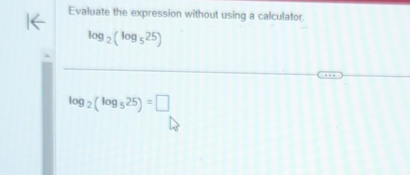Solved Evaluate the expression without using a | Chegg.com