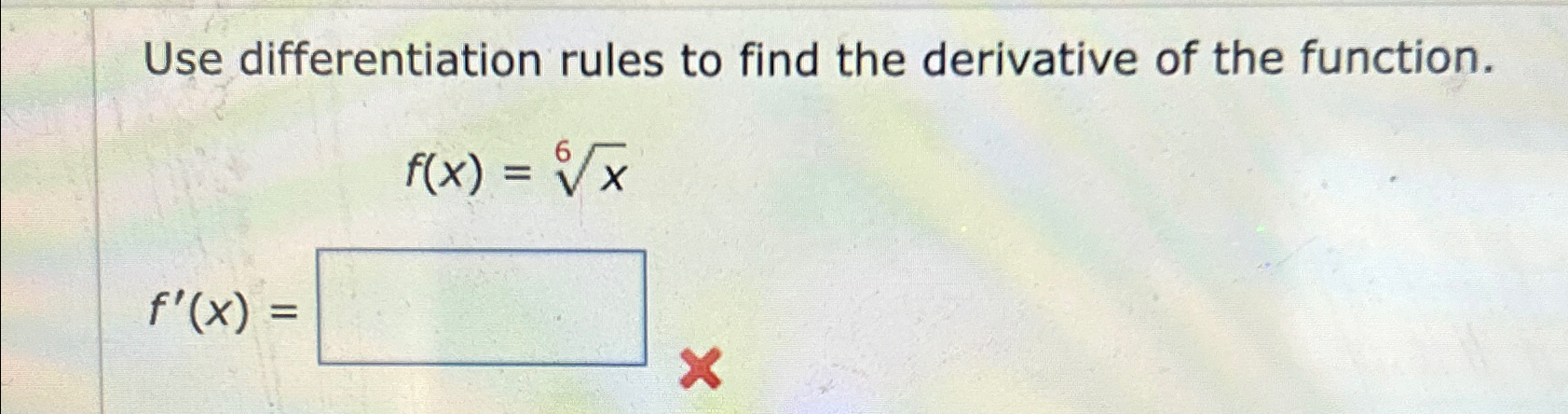 Solved Use differentiation rules to find the derivative of | Chegg.com