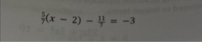 5x - 11 = 2x   7