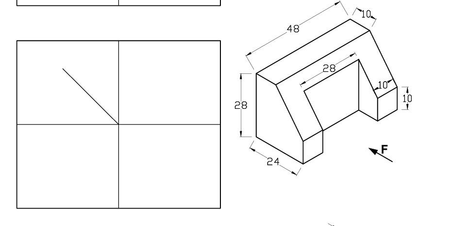 Solved for the following object , draw the front , top , and | Chegg.com