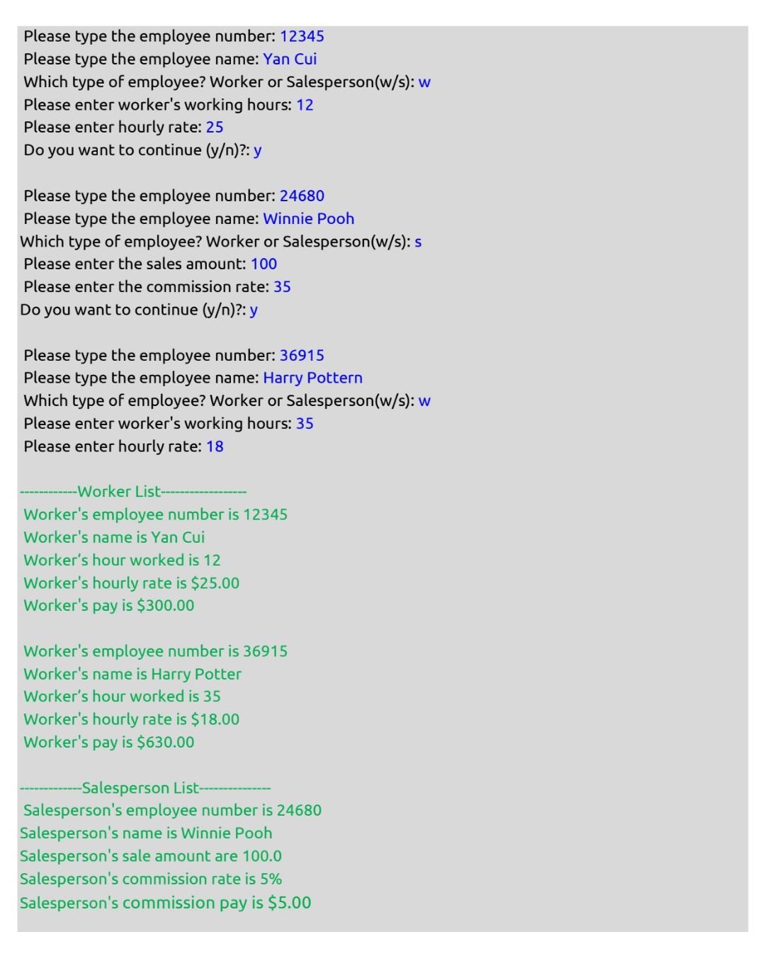 Solved Basic Requirements Create a project called | Chegg.com