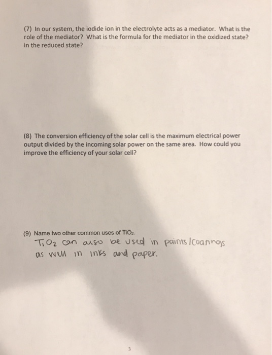 Solved I want to make sure my answers are correct, as well | Chegg.com