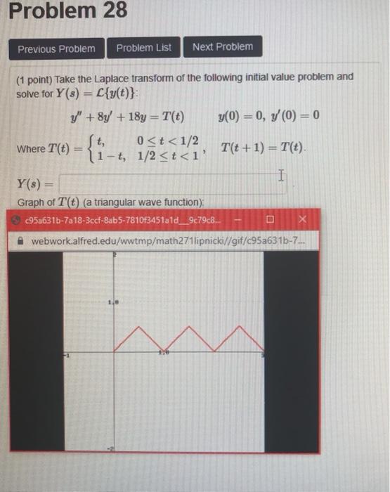 Solved Problem 27 Previous Problem Problem List Next Problem | Chegg.com