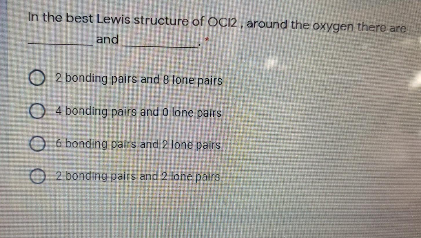 Estrutura Lewis Para Ocl2 OCl2 Lewis Structure: How To Draw The Lewis