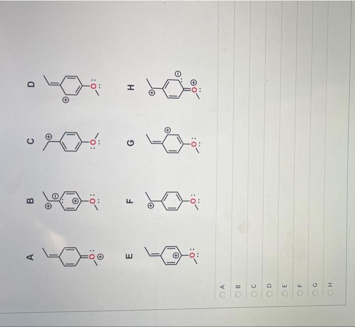 Solved Please Identify The Major Contributing Resonance | Chegg.com