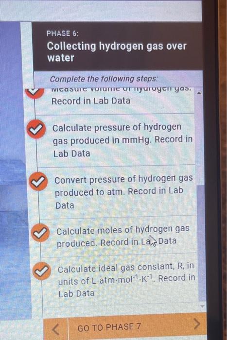 Colleccting Hydrogen Gas Over Water Invert