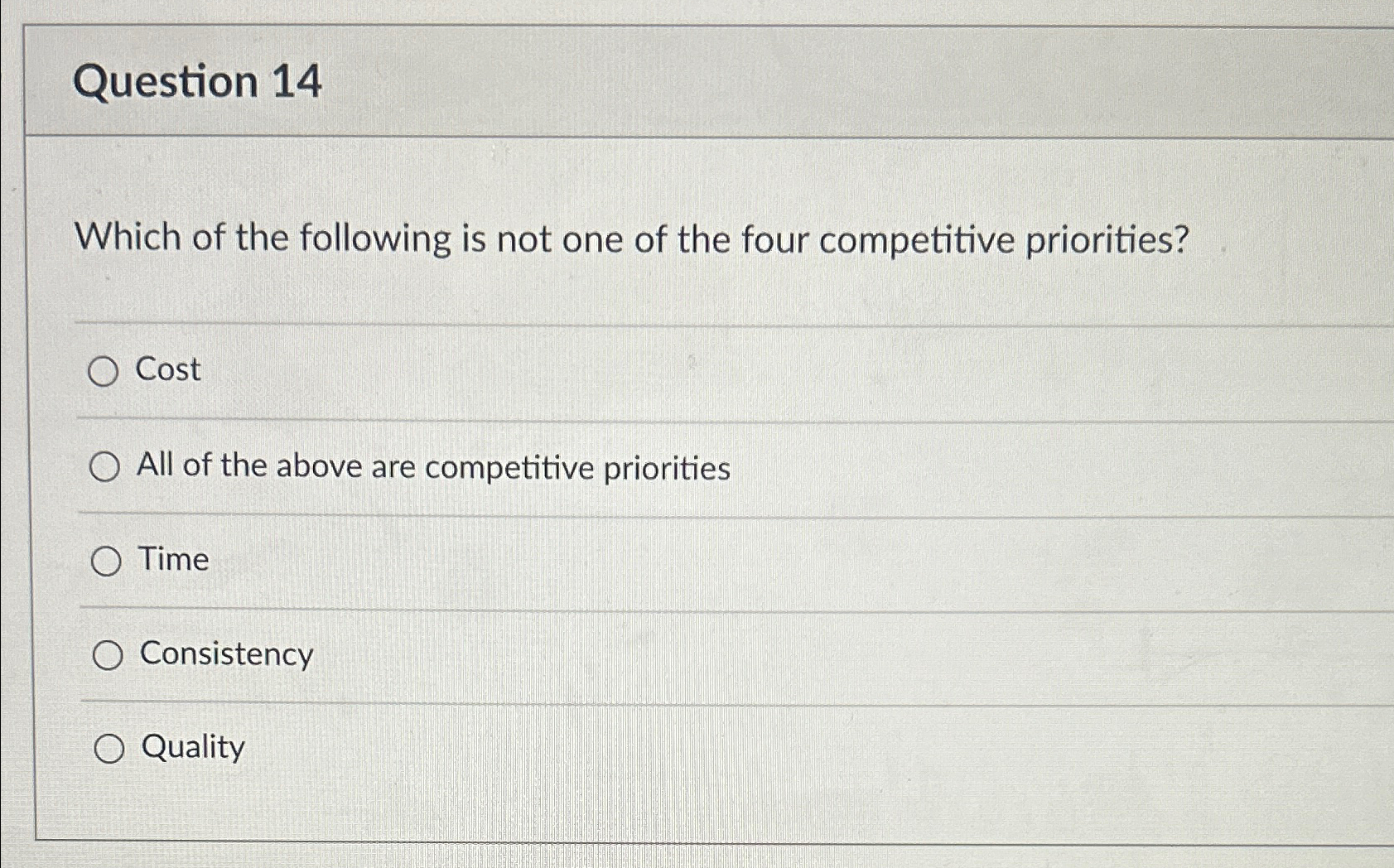 Solved Question 14Which of the following is not one of the | Chegg.com