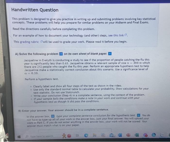 Solved Handwritten Question This problem is designed to give | Chegg.com