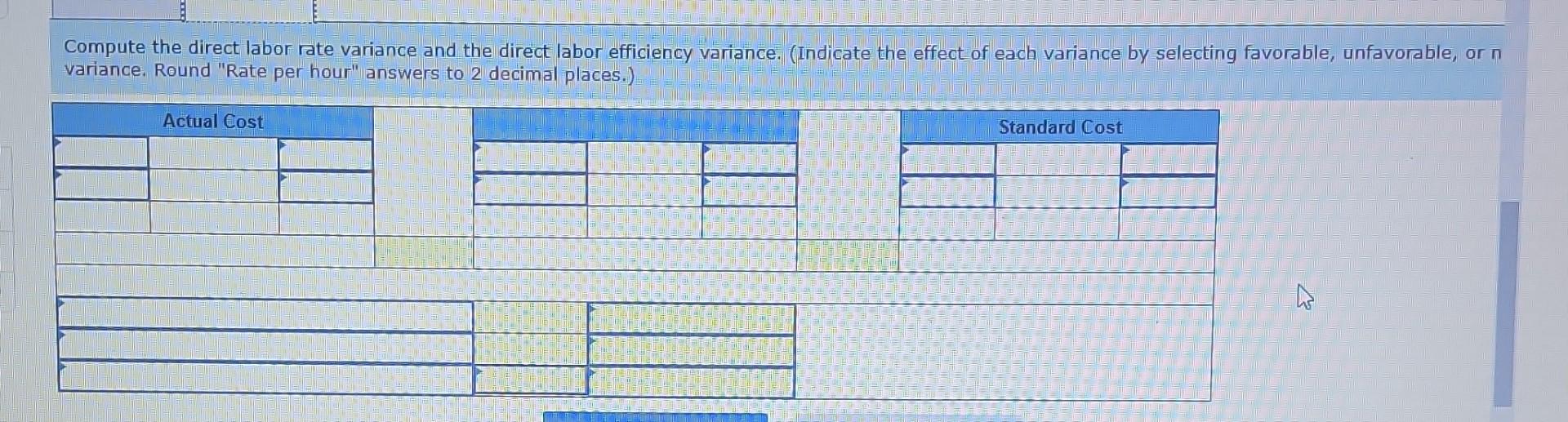 Solved Camila Company has set the following standard cost