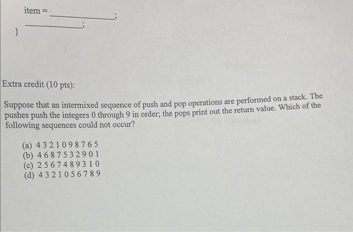 Solved Extra credit (10 pts): Suppose that an intermixed | Chegg.com