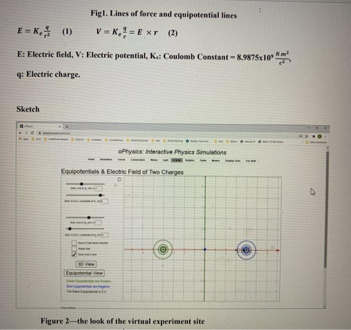 Solved Theory An electric field exists in the space around
