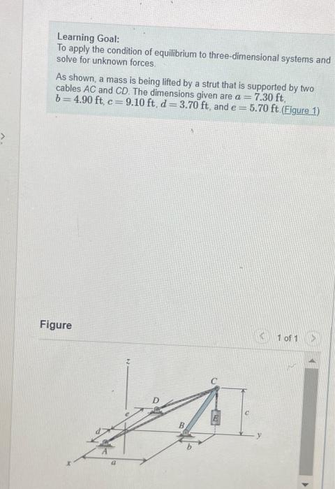 Solved Learning Goal: To apply the condition of equilibrium | Chegg.com