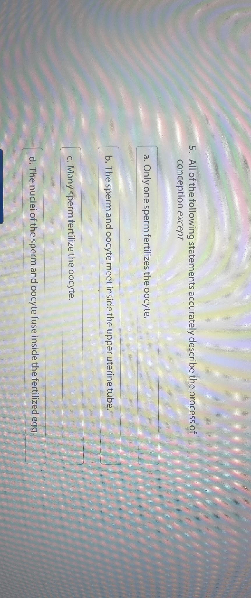 Solved All of the following statements accurately describe | Chegg.com