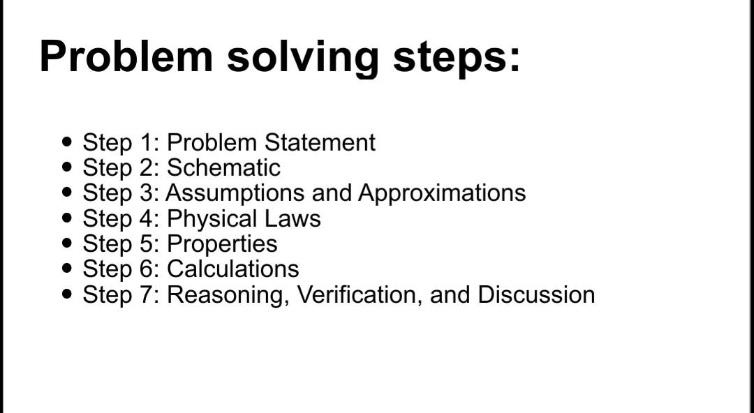 Solved Problem solving steps: : • Step 1: Problem Statement | Chegg.com