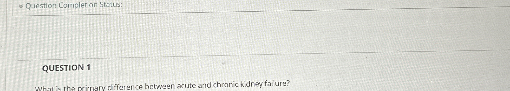 Solved What is the primary difference between acute and | Chegg.com
