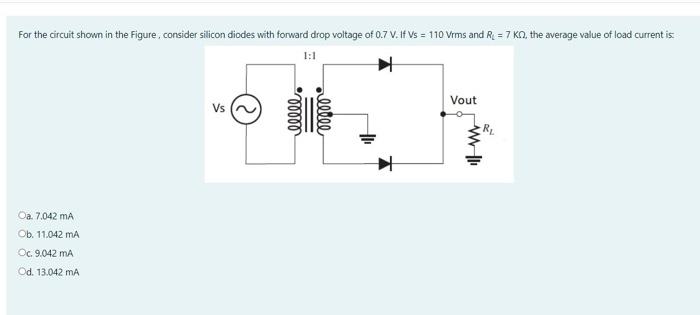 Solved For the circuit shown in the Figure consider silicon | Chegg.com
