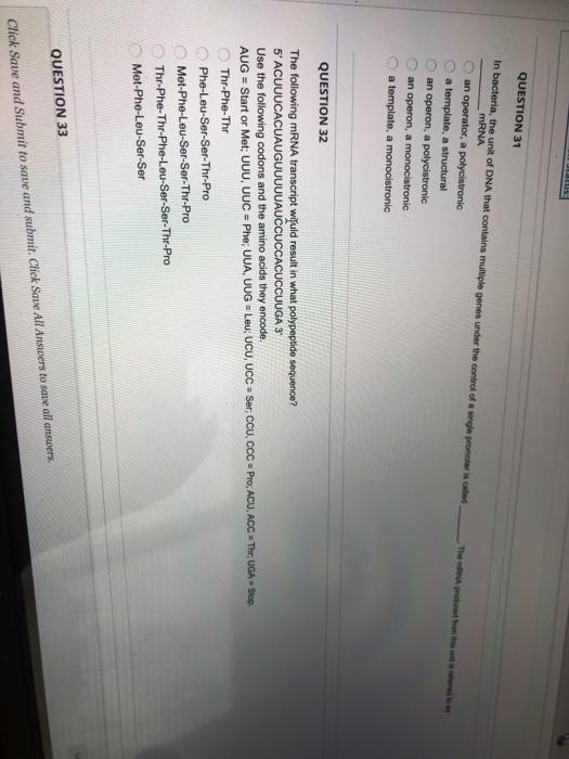 Solved Completion Status: QUESTION 21 Based on the gene and | Chegg.com