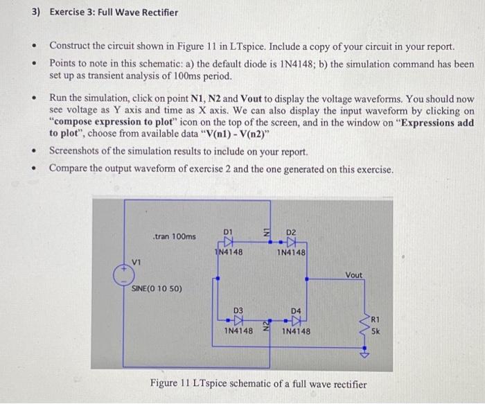 Solved 3 Laboratory Work 1) Exercise 1: IV Characteristics | Chegg.com