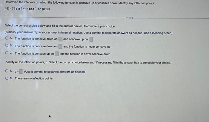 Solved Determine the intervals on which the following | Chegg.com