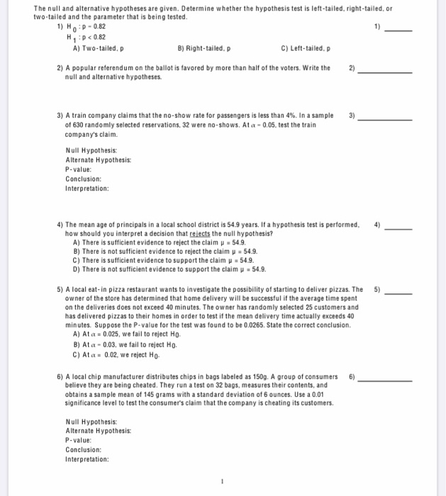 Solved The null and alternative hypotheses are given. | Chegg.com