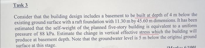 Solved Consider that the building design includes a basement | Chegg.com