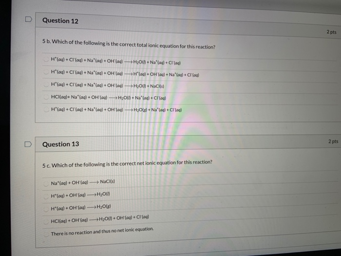 Solved Consider the reaction of hydrochloric acid with | Chegg.com