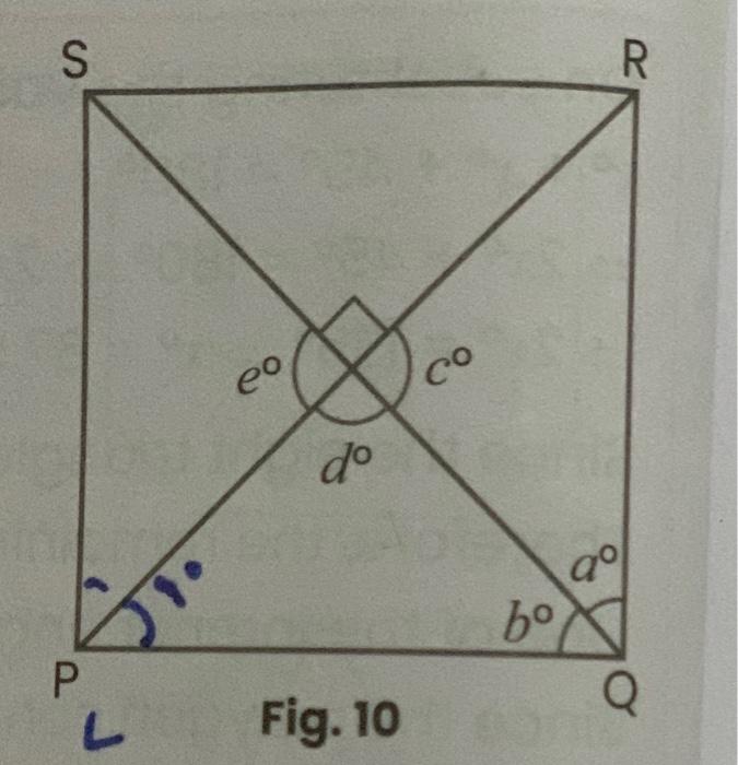 [Solved]: 1.7 A Regular Quadrilateral, PQRS, Is Divided By