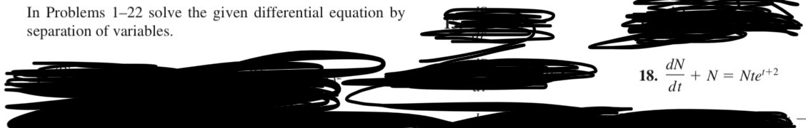 Solved In Problems 1-22 ﻿solve the given differential | Chegg.com