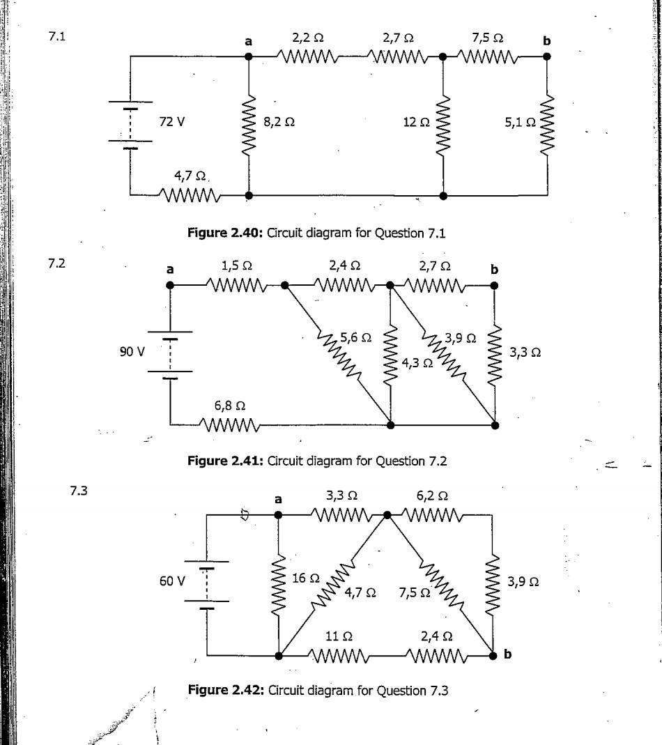 Calculate The Voltage Between Point A And B In The D. | Chegg.com