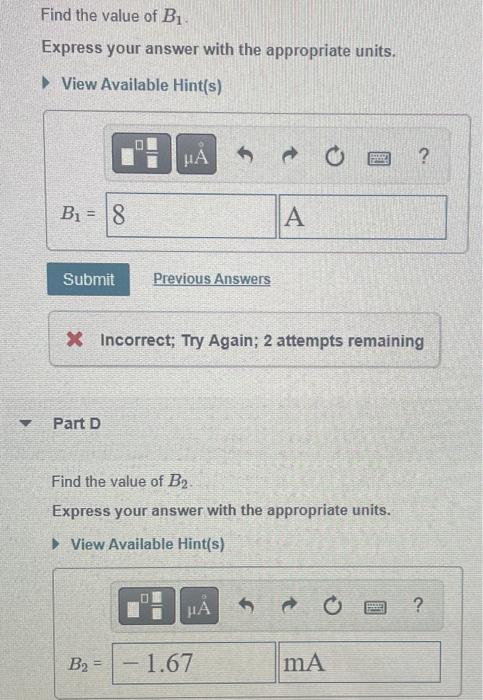 Solved The current in the circuit in the following figure is | Chegg.com