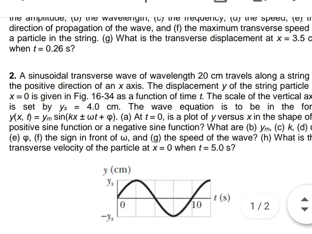 Solved 4. Two sinusoidal waves with the same amplitude of | Chegg.com