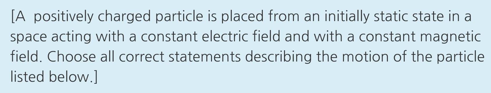 Solved [A positively charged particle is placed from an | Chegg.com
