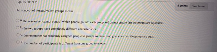 Solved QUESTION 2 5 points Save Answer The concept of | Chegg.com