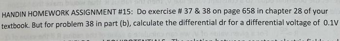 Solved HANDIN HOMEWORK ASSIGNMENT \#15: Do exercise \# 37 \& | Chegg.com