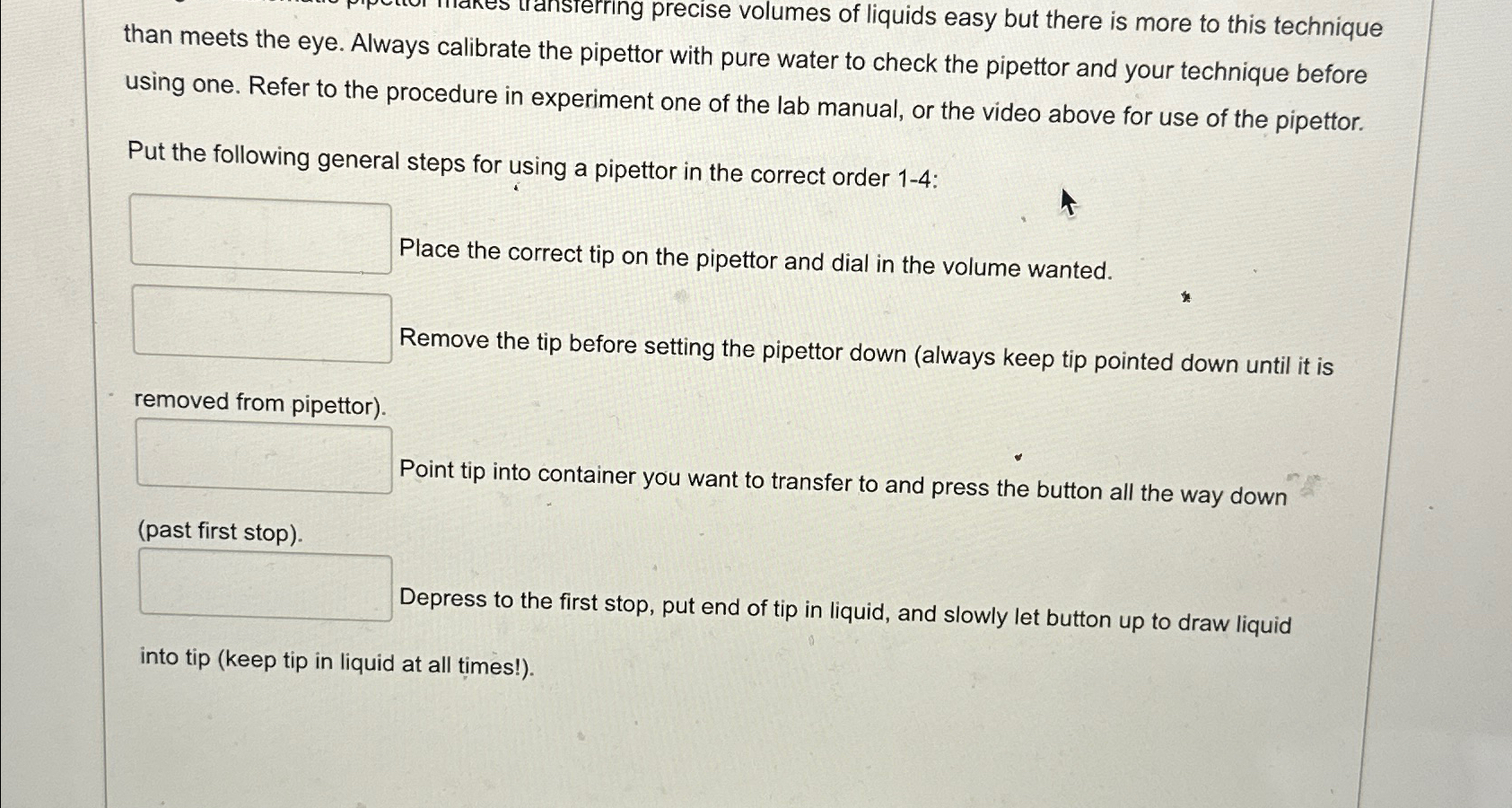 Solved Volumes Of Liquids Easy But There Is More To This Chegg Com   Image