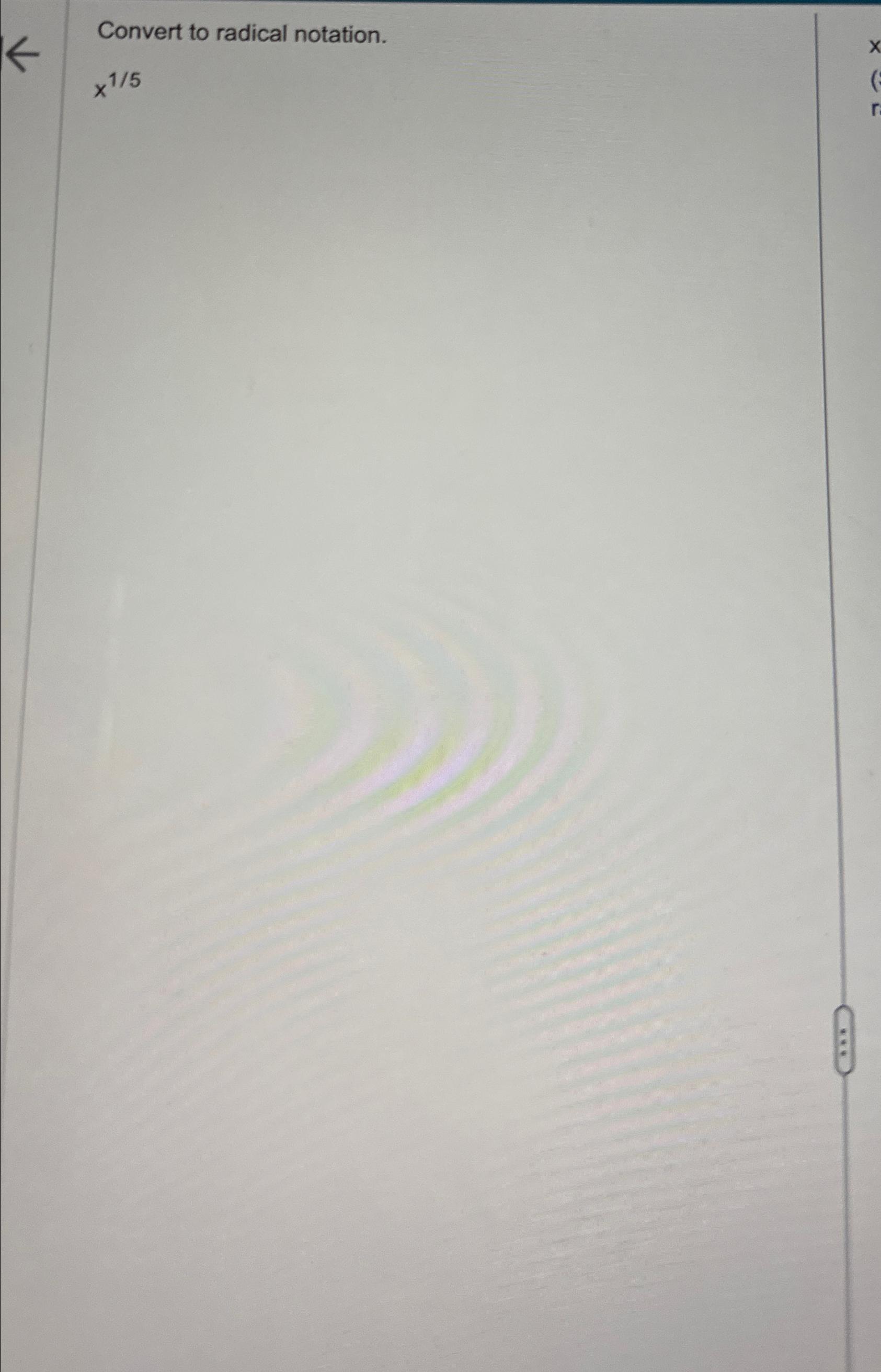 solved-convert-to-radical-notation-x15-chegg