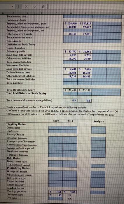 Solved Spreadsheet Exercise: Chapter 3 The income statement | Chegg.com