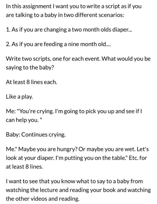 Solved In this assignment I want you to write a script as if | Chegg.com