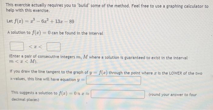 Solved This exercise actually requires you to "build" some | Chegg.com