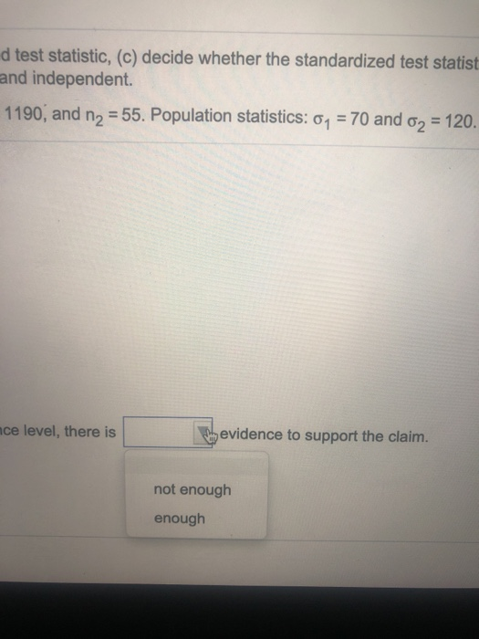 Solved For The Given Data, (a) Find The Test Statistic, (b) | Chegg.com